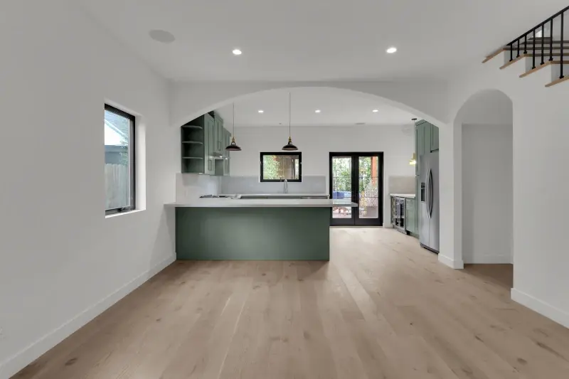 2-story ADU — living room with natural light