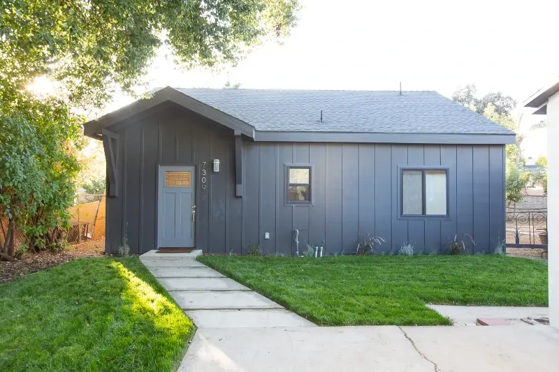 Modern Craftsman ADU — exterior with craftsman-style siding in Reseda