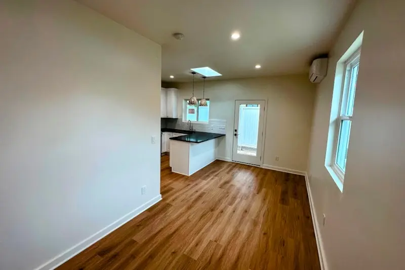 Manhattan Beach garage conversion — sleeping area