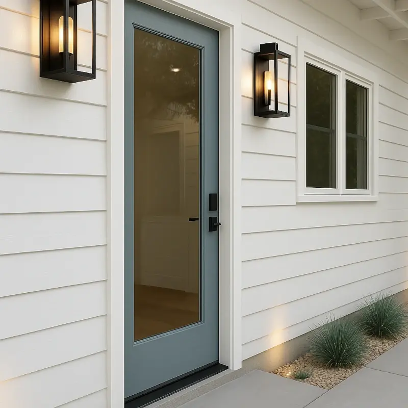 Manhattan Beach garage conversion — discreet side entrance