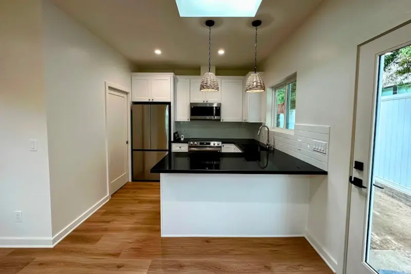 Manhattan Beach garage conversion — kitchen detail
