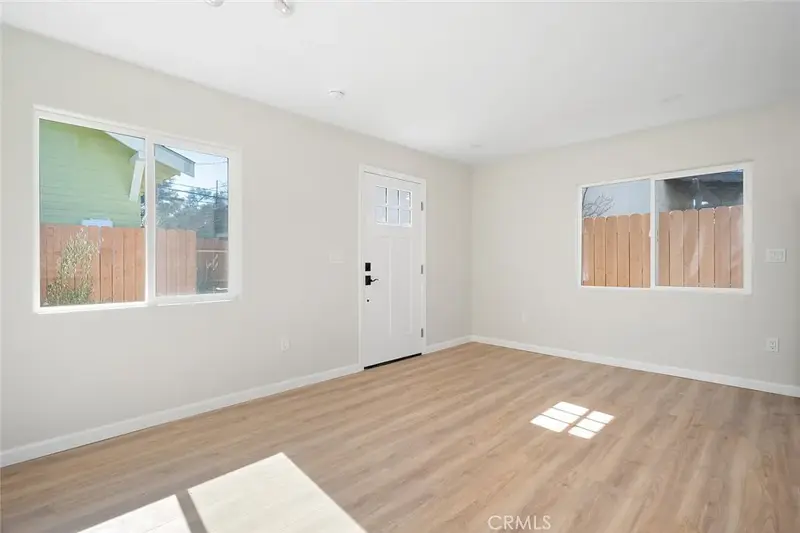 Pasadena farmhouse garage conversion — interior living area