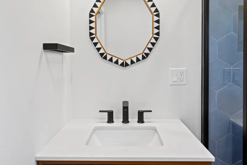 Santa Monica garage conversion — bathroom