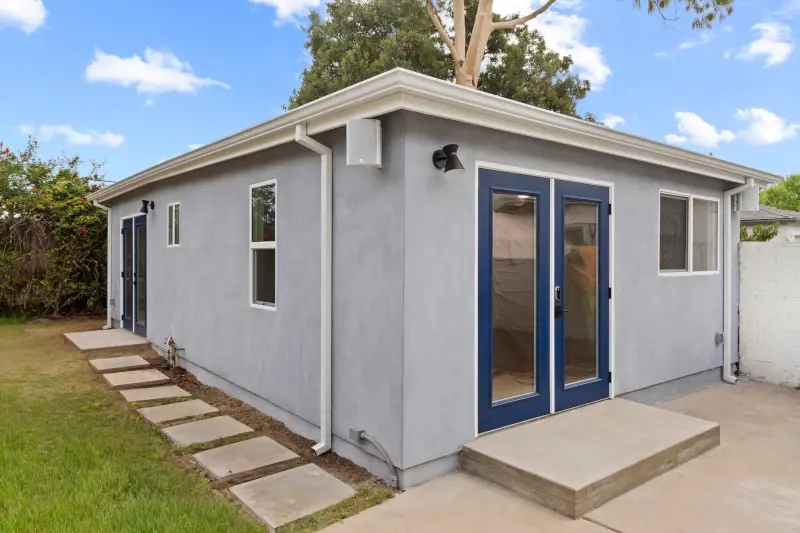 Santa Monica garage conversion ADU — exterior