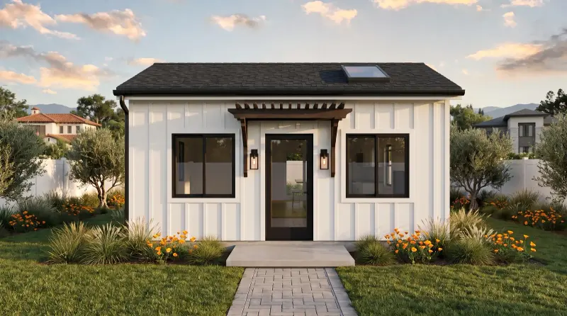 2-Car Garage Conversion Plan — CALI ADU Signature garage conversion