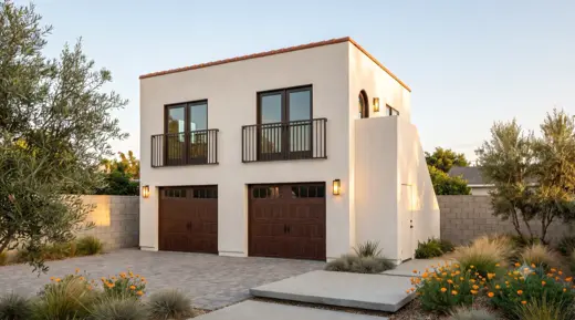 Garage + ADU Above — The 20×25 — Wide Front