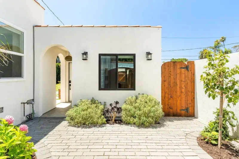 Spanish-style garage conversion ADU in Los Angeles by CALI ADU