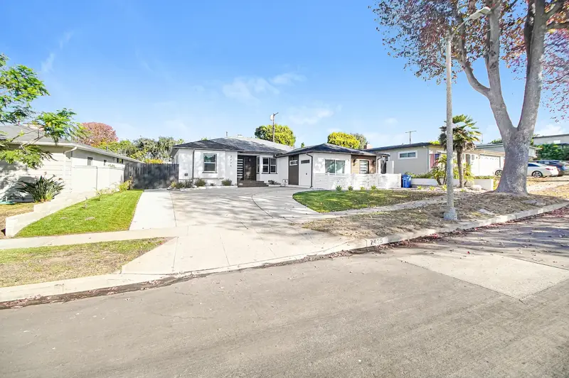 West LA garage conversion ADU — front elevation unchanged