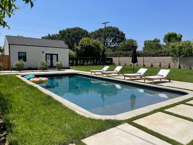 Northridge guest house ADU — completed exterior