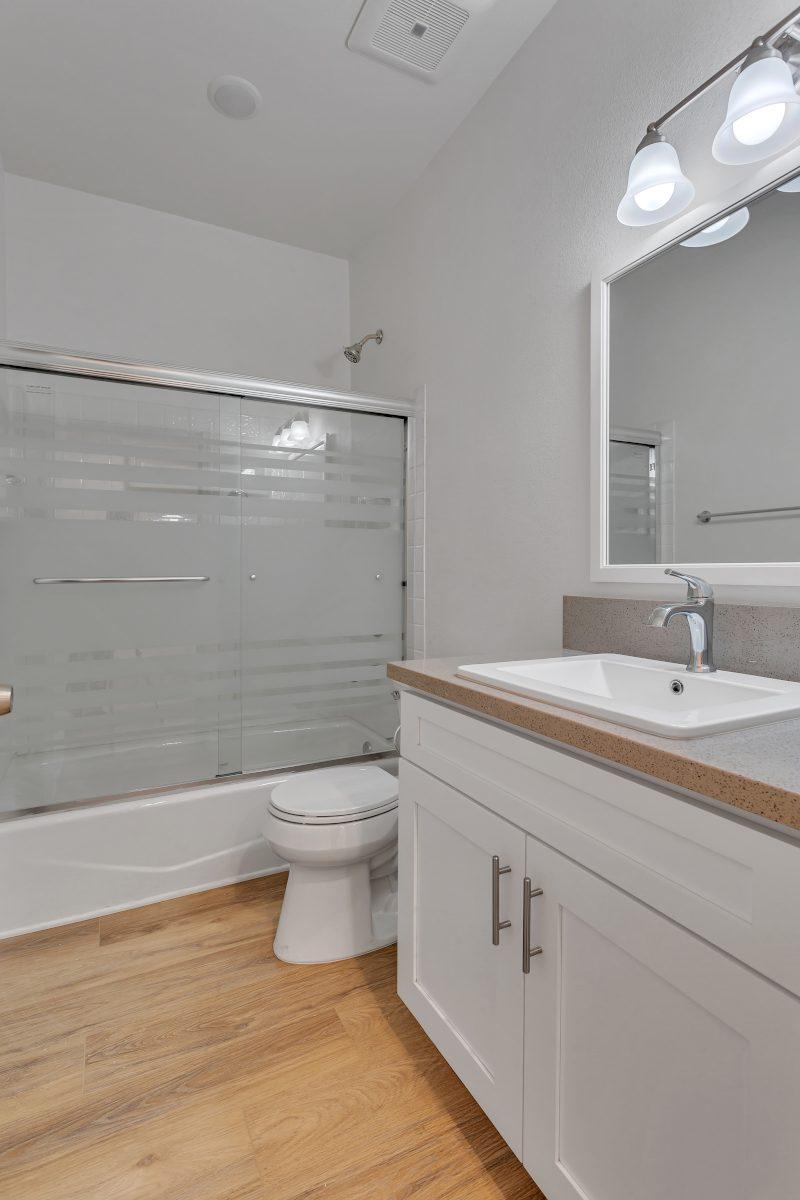 North Hills duplex ADU — master bathroom