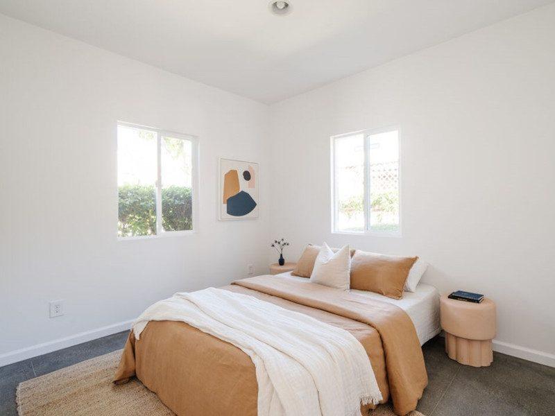 West Adams guest house — bedroom