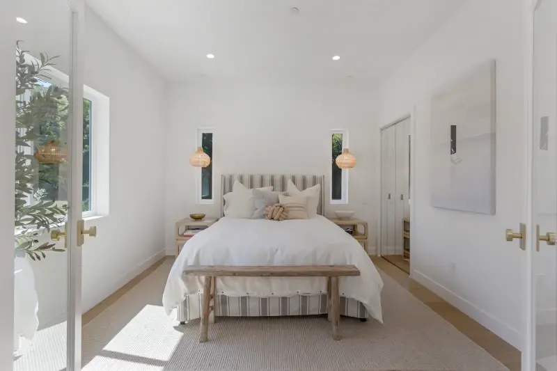 Woodland Hills ADU — guest bedroom with natural light