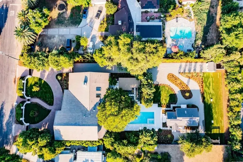 Woodland Hills ADU — site plan layout