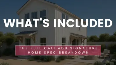 The Culver two-story CALI ADU Signature Home exterior — the spec standard included in every model of the lineup
