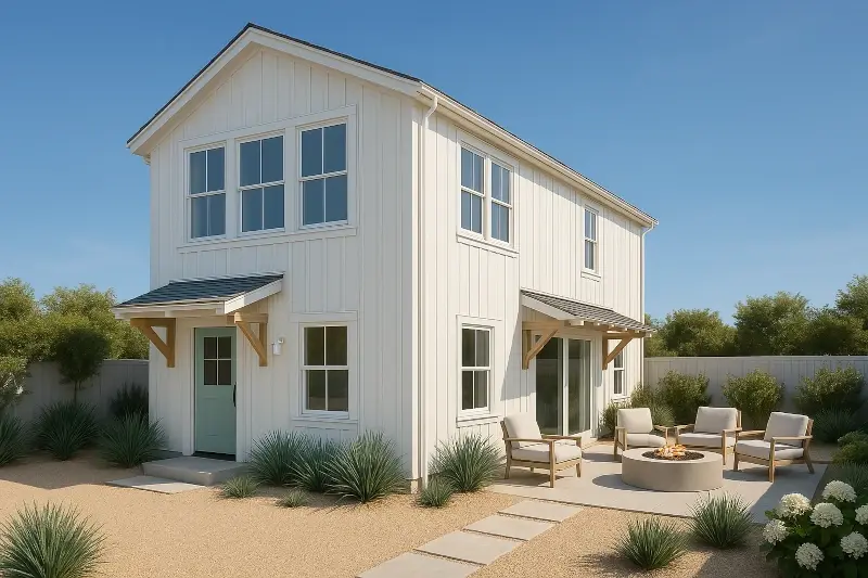 The Culver — Our flagship. A full home on a compact lot.