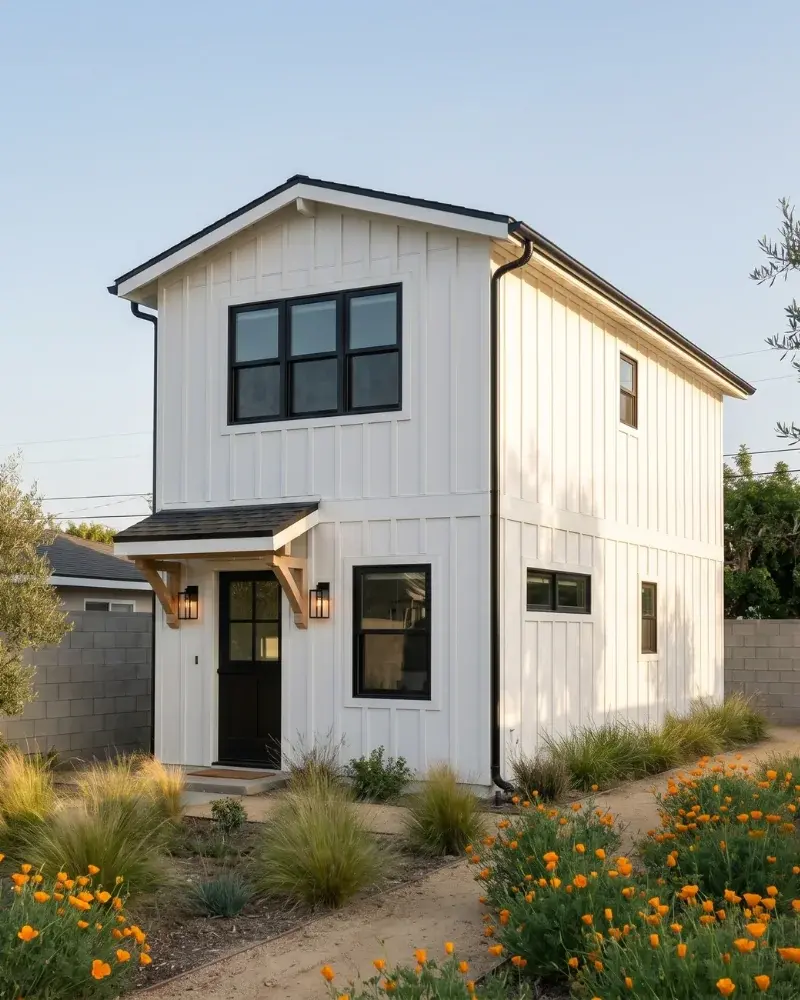 The Fairfax — Two bedrooms up. More yard below.