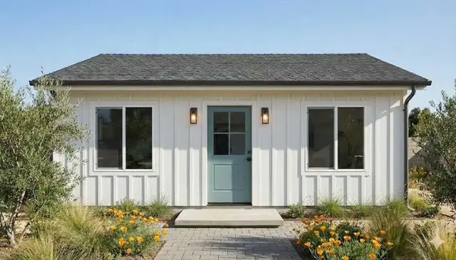 The Laurel Canyon — Modern Farmhouse exterior configuration