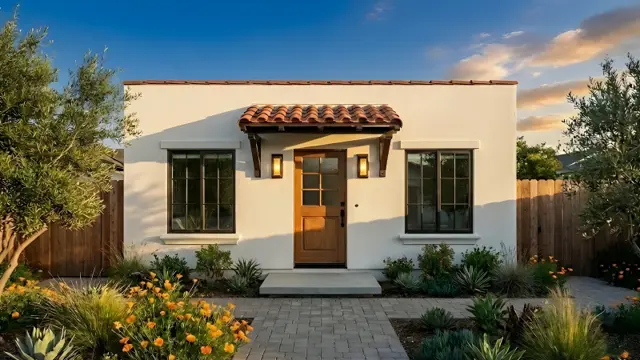 The Laurel Canyon — Spanish Flat Roof exterior configuration
