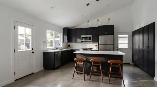 The Lincoln interior — Industrial Modern combination
