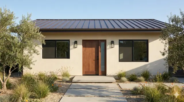 The Lincoln — Modern Flat Roof exterior configuration