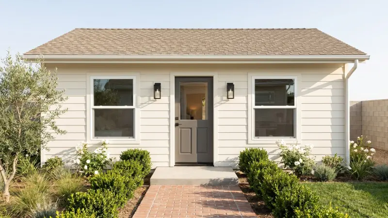 The Melrose — Two bedrooms, two baths, single level.
