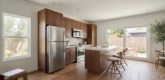 The Venice interior — Warm Modern combination