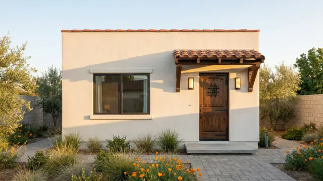 The Wilshire — Spanish Flat Roof exterior configuration