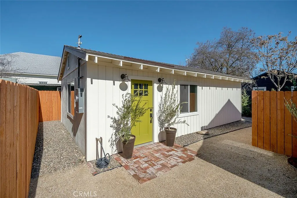 Pasadena farmhouse garage conversion — exterior front