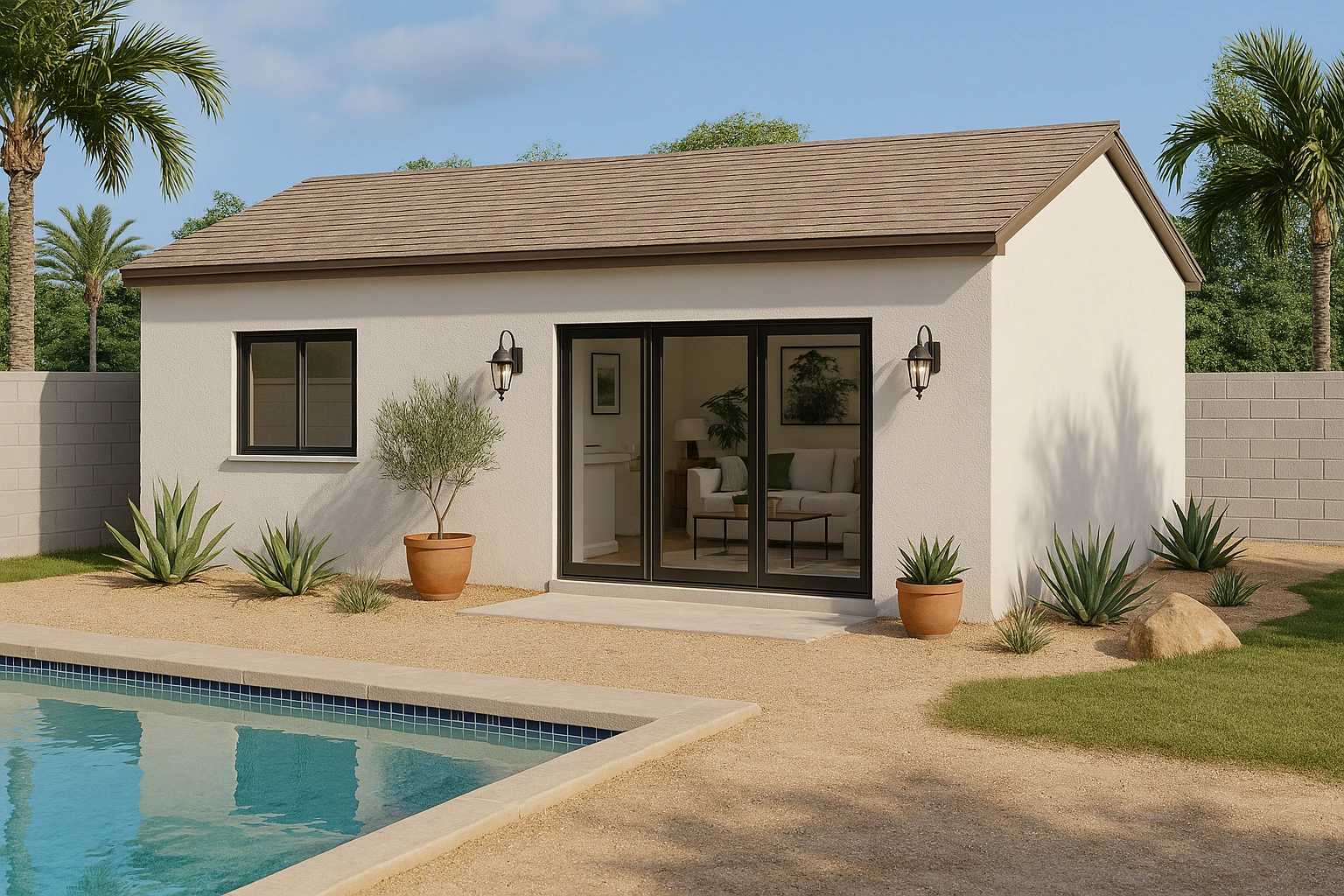 The Ventura ADU — Spanish-style exterior