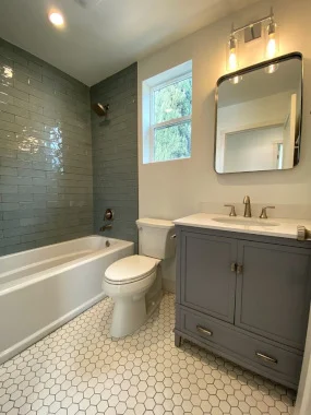 Master bathroom in new ADU