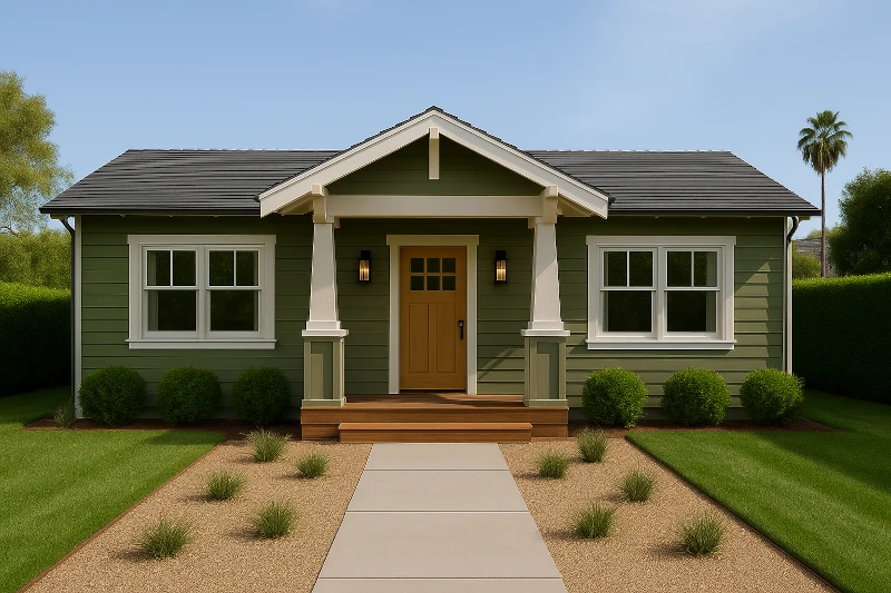Example of a Craftsman Style ADU Design in Los Angeles