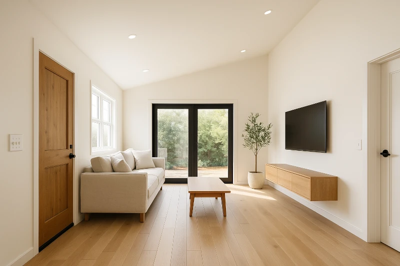2-bedroom ADU Floor Plan Example