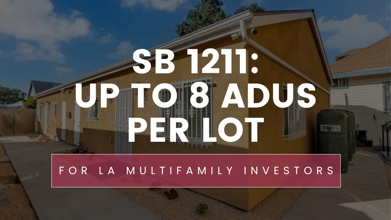 North Hills duplex ADU, a detached two-unit multifamily ADU in Los Angeles, illustrating the SB 1211 eight-unit rule