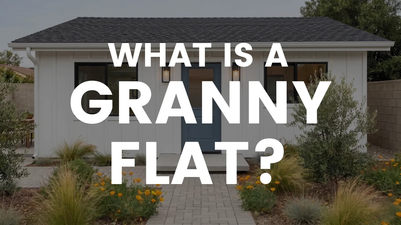 Granny flat ADU in Los Angeles — a one-bedroom backyard home designed for an aging parent