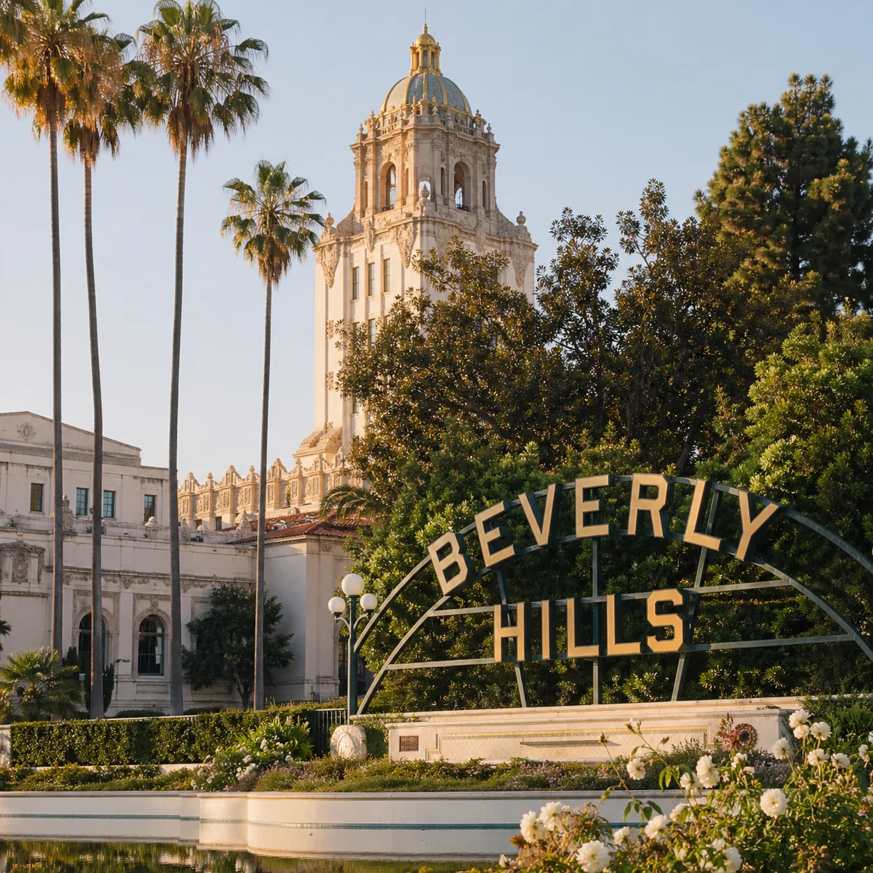 Building an ADU in Beverly Hills, CA — premium Spanish Colonial Revival residential neighborhood under the Santa Monica Mountains where CALI ADU permits and constructs Signature Home backyard ADUs under BHMC Article 50