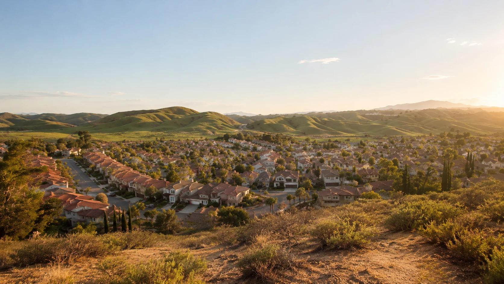 Building an ADU in Diamond Bar, CA — rolling hillside San Gabriel Valley neighborhoods, where CALI ADU builds backyard ADUs under Diamond Bar Municipal Code § 22.42.120