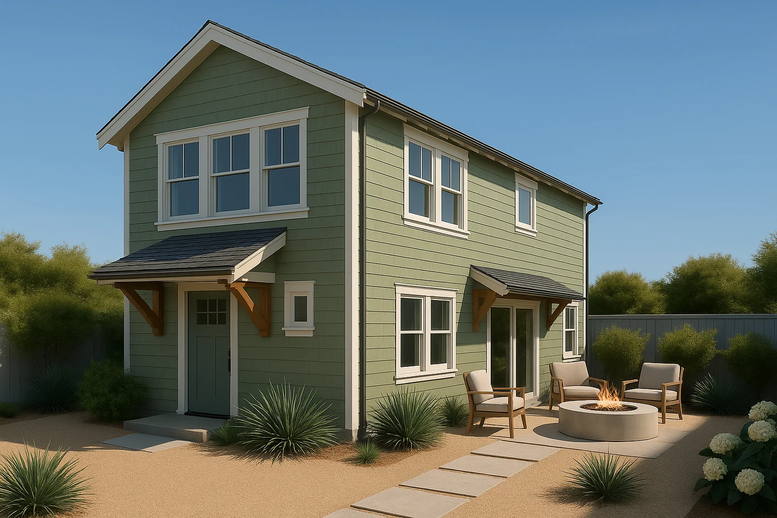 The Culver 3-bedroom ADU in craftsman exterior style