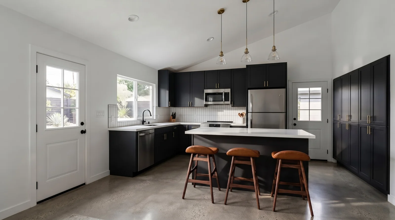 The Lincoln Signature Home ADU kitchen — 3 bedrooms, 1,000 sqft, single story, landing exactly on the 2+ bedroom size cap Agoura Hills sets at AHMC § 9283.3(D)